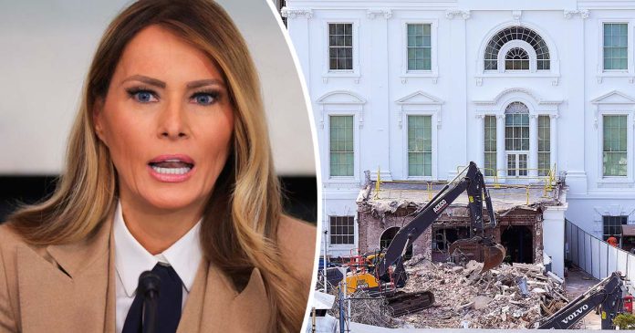 Melania Trump's reaction to Donald Trump's White House teardown