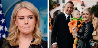 Karoline Leavitt accused of ‘photoshopping’ her husband’s face