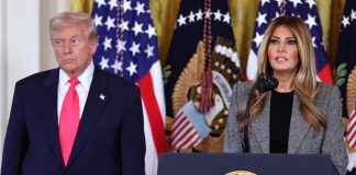 Trump’s sharp 7-word reply to Melania fans who say he’s “not good enough”