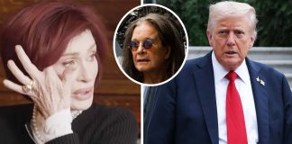 Sharon Osbourne breaks down listening to voicemail Donald Trump left her after Ozzy’s death