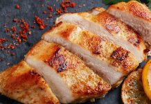 You may see white goop coming out of your cooked chicken