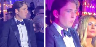Barron Trump’s “awkward” moment during New Year’s celebration
