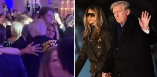 Melania Trump mocked for ‘very awkward’ kiss with Donald