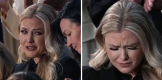 Erika Kirk mouthed three words at State of the Union address