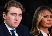 Website urges Trump to ‘send Barron off to war’ as U.S strikes Iran