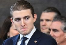 Why Barron Trump always carry a black backpack to class