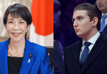 Japan’s First Female PM Can’t Stop Smiling as She Tells Trump “Your Son Looks Just Like You” About Barron