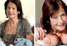 66-year-old mom criticized after giving birth to twin boys