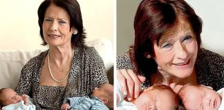 66-year-old mom criticized after giving birth to twin boys
