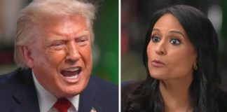 Reporter’s explosive six-word claim that caused Trump to storm out
